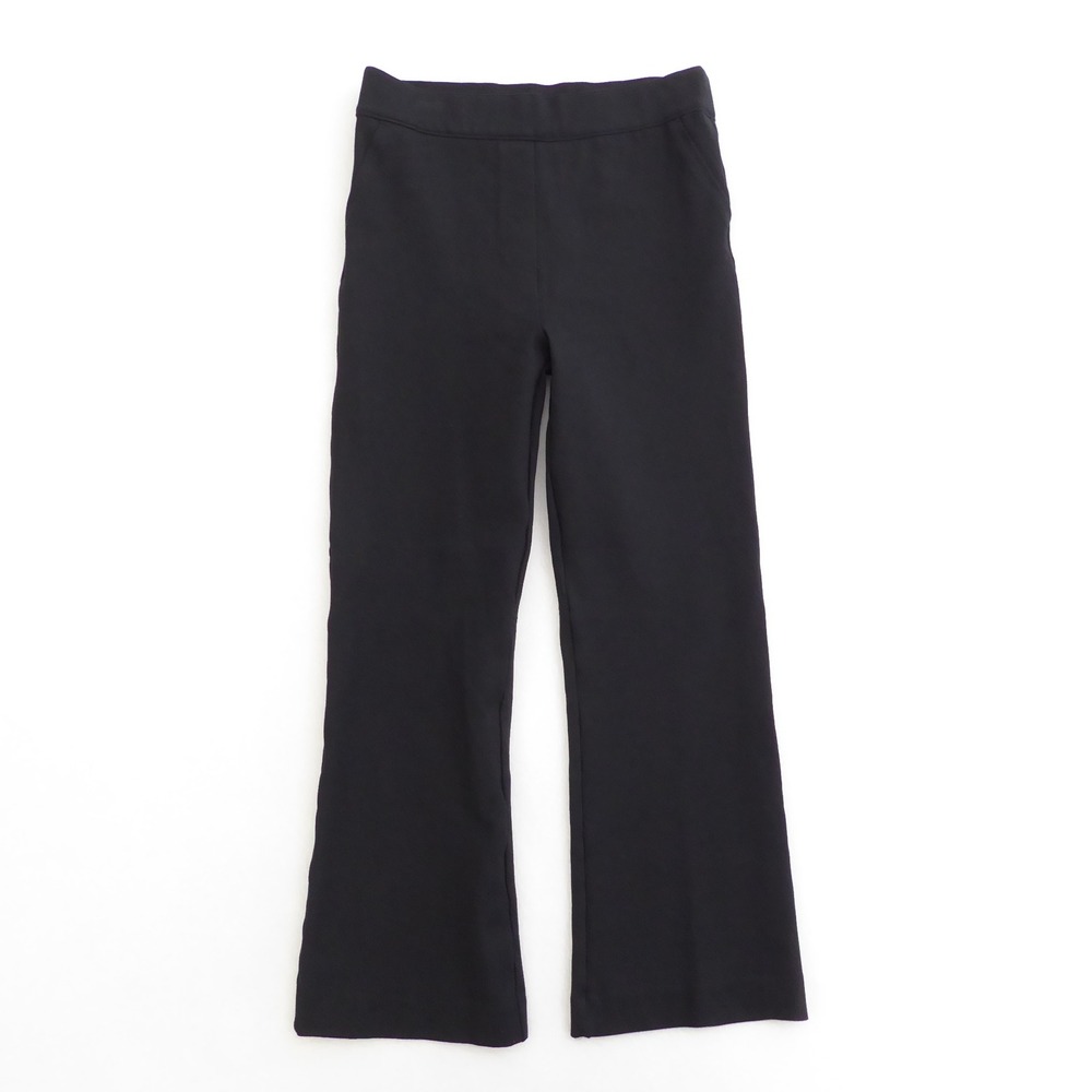 SPANX Black Wide-Leg Pull-On Trousers